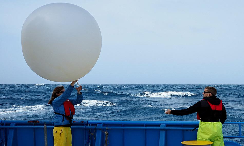 Die Nutzung von Wetterballons hat eine lange Tradition in der Meteorologie. (Photo: MNF/ Stewart Wilde)